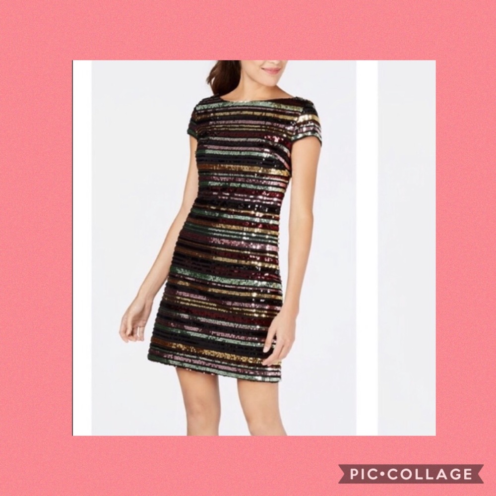 NWT Vince Camuto sequined shift dress